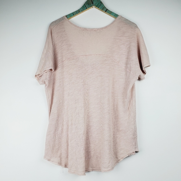 Project Social T Soft Pink Raw Hem Soft Tee Sz Sm - Picture 7 of 10